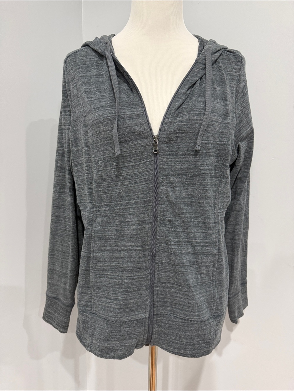 tek gear Charcoal Gray Zip-Up Hoodie